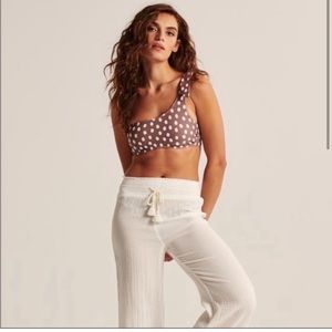 A&F One Shoulder Bikini Top